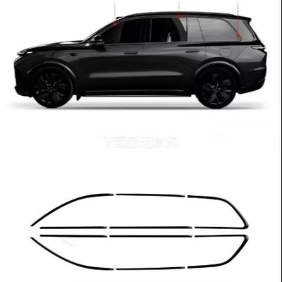 قیمت خوب لیکسیانگ شوالیه سیاه تغییر یافته درخشش سیاه ABS پنجره ترم نهایی باپر لوازم جانبی تزئینی برای L9 L8 L7 L6 اتومبیل آنلاین