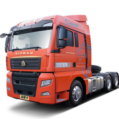 قیمت خوب 41-50t ظرفیت بار 80km/h حداکثر سرعت Sitrak G7S تراکتور برای ماشین آلات آنلاین