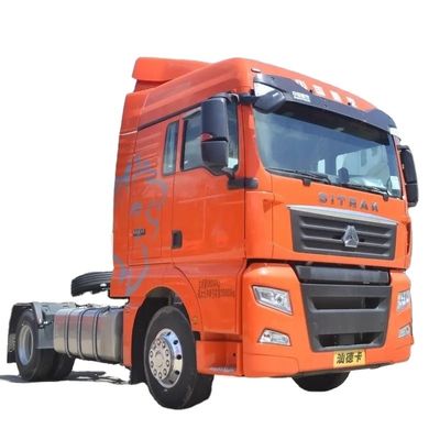 قیمت خوب 2024 Sinotruk SITRAK G7 4x2 نوع 480hp AMT گیربکس دیسک ترمز 6 چرخ کامیون سر تراکتور تریلر با ردیف دو ردیف صندلی آنلاین