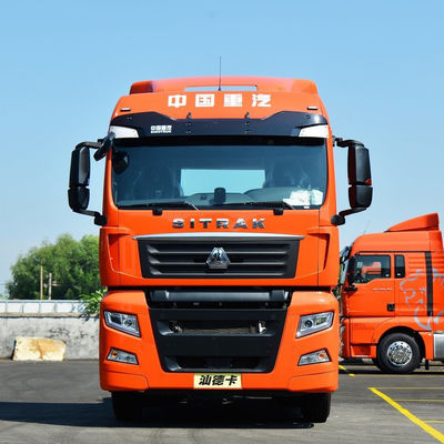 قیمت خوب Sinotruk SITRAK CNG C7H استفاده شده تراکتور تریلر سر کامیون 6x4 380hp 120 M 3 پرده کامیون سنگین کامیون بدون صفحه لمسی آنلاین