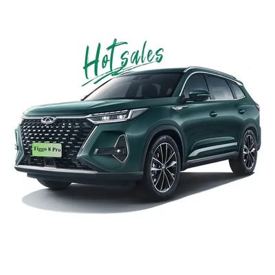 قیمت خوب 2023 Chery Tiggo 8 Pro SUV انرژی با پارچه الکتریکی توربو سوخت تیره و تنظیم الکتریکی آینه عقب بیرونی آنلاین