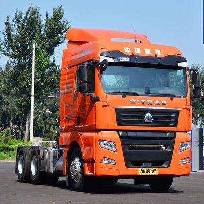 قیمت خوب Sinotruk SITRAK C7h G7 تراکتور کامیون 6x4 4x2 سر Uesd CNG در پاکستان دوربین فلزی کامینز 7585*2496*3745MM نصف ردیف آنلاین