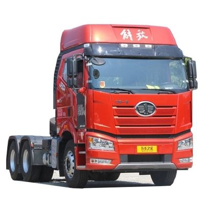 قیمت خوب FAW J6P Jiefang تراکتور کامیون 6x4 نیروی سنگین تراکتور واحد موتور کامیون های مورد استفاده برای حمل و نقل بار سنگین آنلاین
