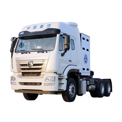 قیمت خوب 430HP 6X4 HOWO تراکتور CNG/LNG کامیون تراکتور گاز سر برای حمل و نقل بندر ABS سیستم ترمز ضد قفل محافظت شده آنلاین