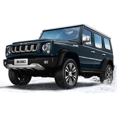 قیمت خوب BJ80 2024 سوخت بنزین اتوماتیک 2.3T SUV متوسط بزرگ با ESC و LED برقی پوست پکن توربو تاریک چند عملکرد آنلاین
